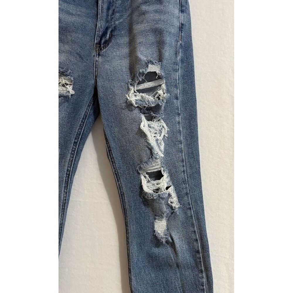 SONG Jeans Women size 7/28 Timeless Fit Demin Distressed High Rise‎ Casual - Picture 4 of 14